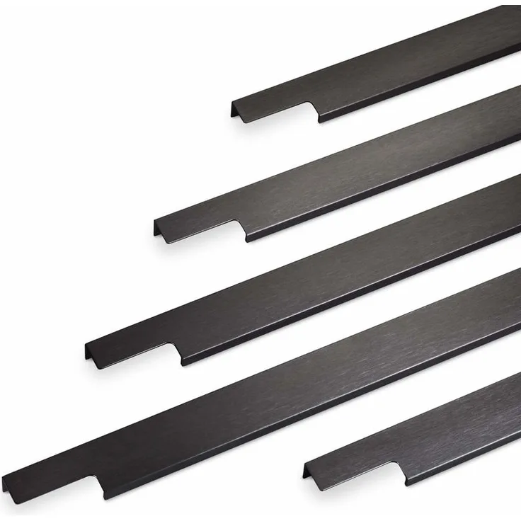 So-tech - Griffleiste BLANKETT Slim 145 x 18 x 36 mm Aluminium Titanoptik gebürstet
