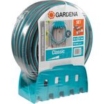 GARDENA Wasserschlauchhalter Set 20m Textil-Schlauch, türkis, anthrazit, 20 m