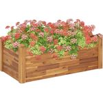 vidaXL Garten-Hochbeet 110 x 60 x 44 cm Massivholz Akazie