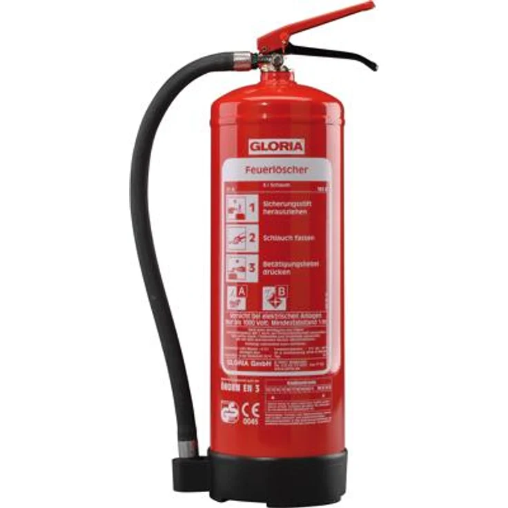 Gloria SD 6 Schaum-Feuerlöscher mit Wandhalter 803681.0000