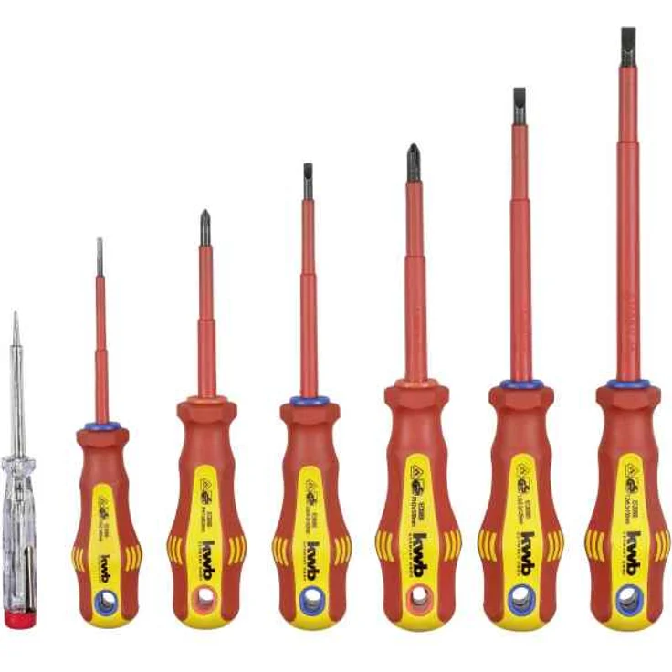 kwb Schraubendreher-Satz 7-tlg. VDE schutzisoliert