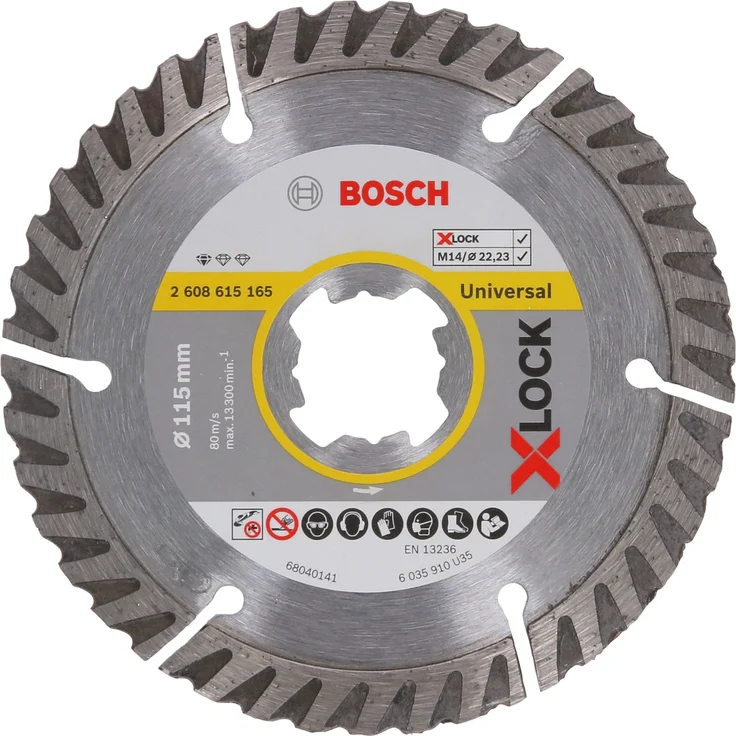 Bosch Professional X-LOCK Diamant-Trennscheibe Standard for Universal 115mm, Durchmesser – Bild 1