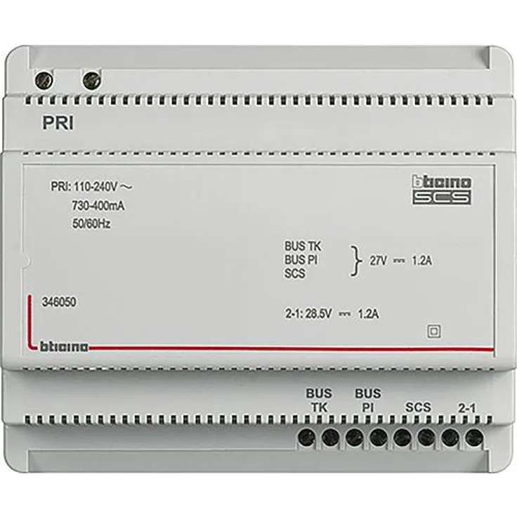 Reiheneinbau-Netzgerät 2-Draht für Audio- und Video-Türsprechanlagen mit Videoadapter, 230 V-1,2 A