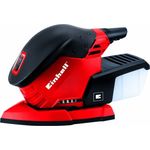 Einhell Multischleifer TE-OS 1320 (130 W, Schwingkreis-Ø 2 mm, Schleiffläche 150 x 150 x 100 mm, Staubfangbox, inkl. 3x Schleifpapier)