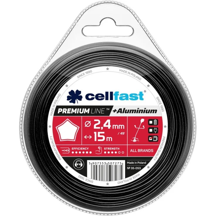 Cellfast 35-053 PREMIUM schneiden, Gelb, 2,4 mm x 15 m