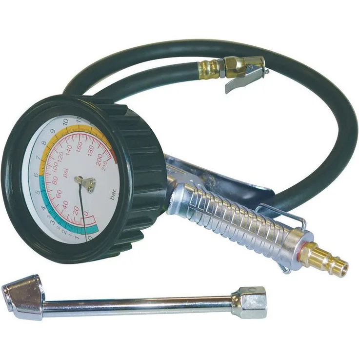 Güde 2752 Reifenfüller ''Profi'' Luftdruckprüfer bis 11bar, großes Manometer