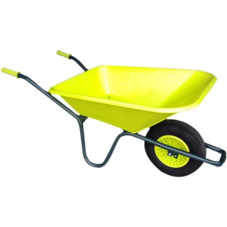 Fort Schubkarre 90 Liter bruchsichere PP-Mulde, limette