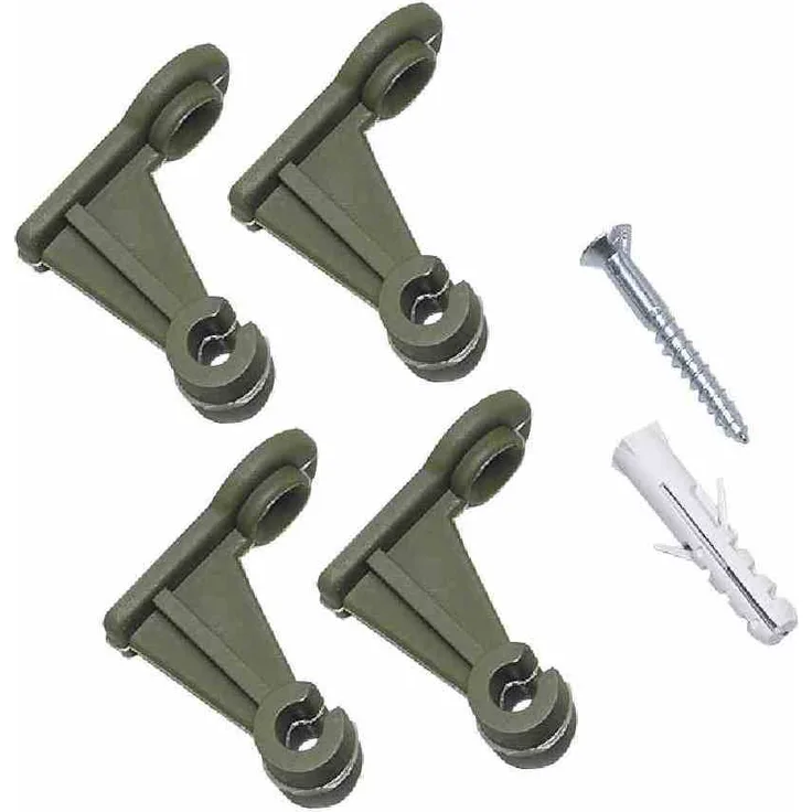 Gabiona Spalier-Gitter-Halterung 4er-Set