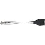 Napoleon Grillpinsel, Edelstahl, mit Silikonborsten, hitzebeständig, 29 cm