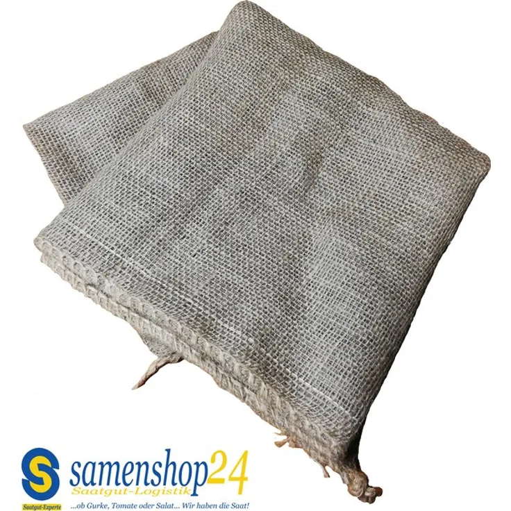 Samenshop24 1 Stück Premium Jutesäcke aus 100 % Naturfaser, Neu, Größe 110cm x 60cm, strapazierfähig, ökologisch, Kartoffelsack, Aufbewahrung für Obst/ Gemüse, Winterschutz, Deko uvm.