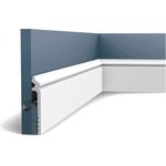 Sockelleiste Orac Decor SX186 LUXXUS CONTOUR Zierleiste Stuckleiste Zeitloses Klassisches Design weiß 2m