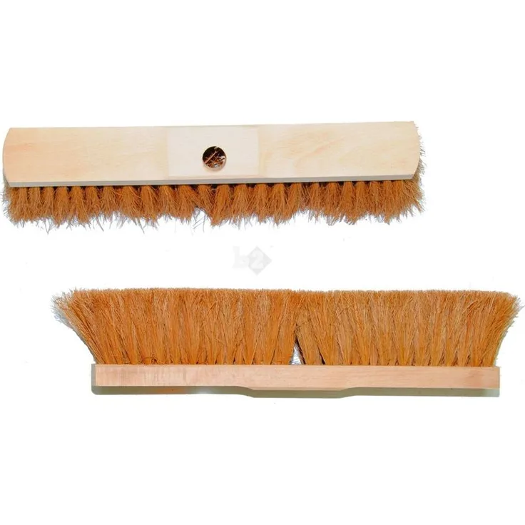 Besen Saalbesen Kokos-Borsten Sattelholz mit Stielloch 40 cm