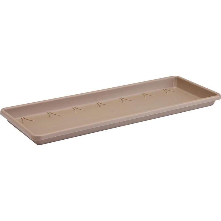 Elho Barcelona Balkonkasten Untersetzer 50 - Taupe - Draußen & Balkon - 54.2 x 20.9 x 3.5 cm
