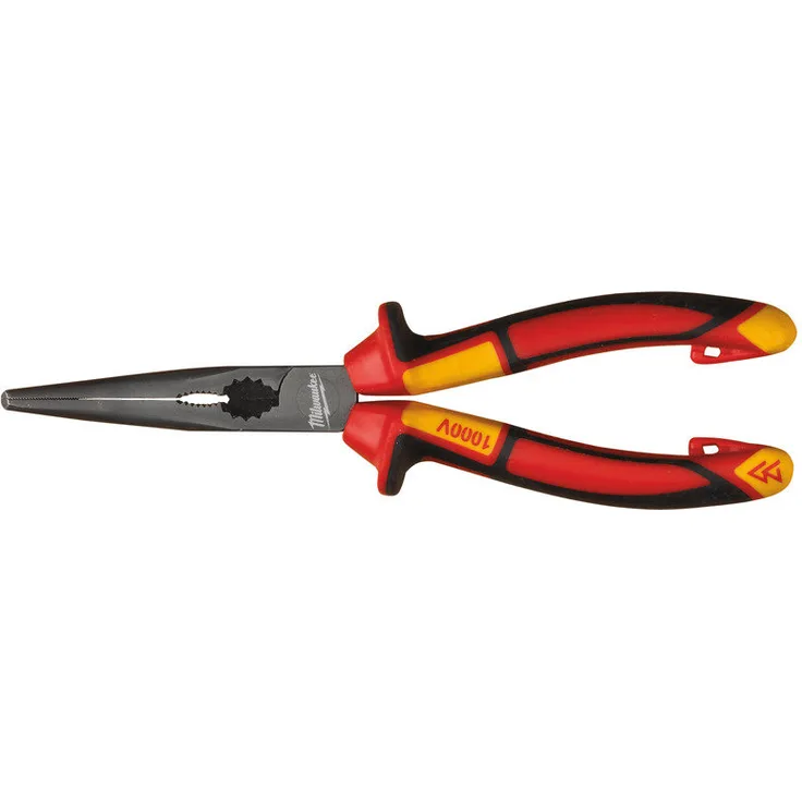 Milwaukee 932464565 VDE Rundzange 45°, 205 mm, Rot