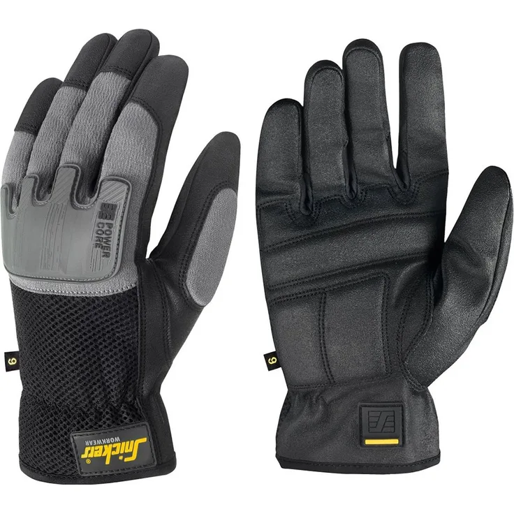 Snickers 95850448010Â Größe 25,4Â cm Core ''Power HandschuheÂ â€“Â Schwarz/Grau