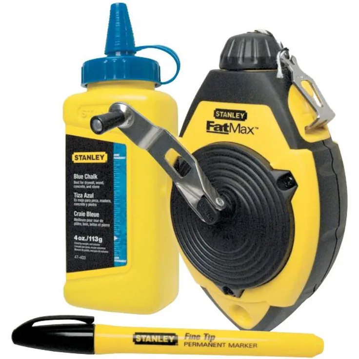 Stanley Set FatMax blaue Kreide Marker 30 m Richtschnur