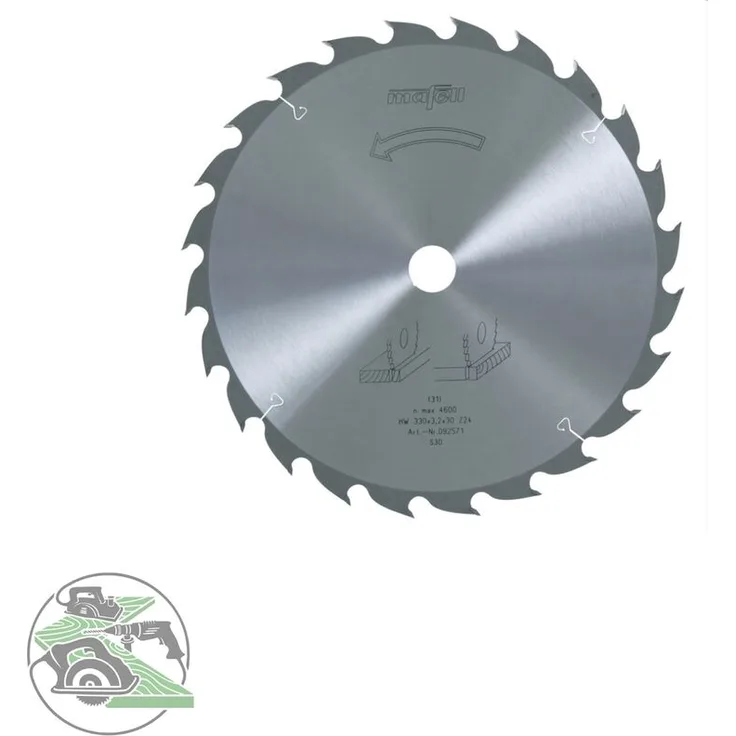 Sägeblatt HM 330 x 2,2 - 3,2 x 30 mm Z 24 WZ Handkreissäge MKS 130 092571 - Mafell