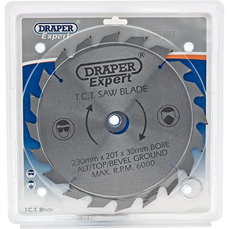 Draper 09479 TCT Sägeblatt 230 x 30 mm, 20 Zähne