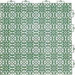 andiamo Kunststofffliese Bodenfliese Gartenfliese Terassenfliese Balkonfliese Innen- und Außenbereich Wasserdurchlässig wetterfest langlebig 38 x 38 cm, Set: 7 Fliesen 1 m², grün