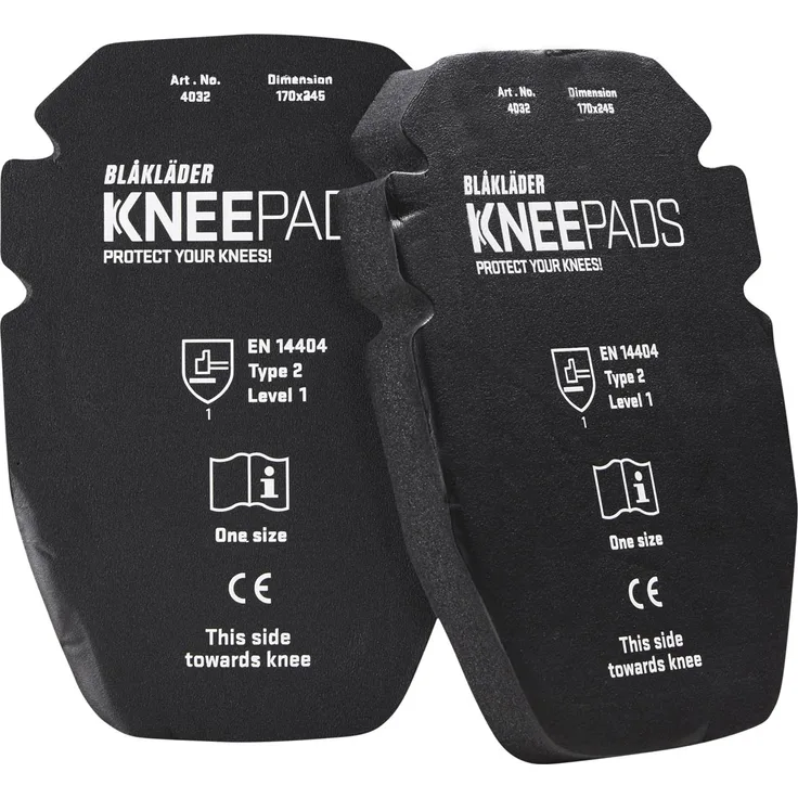Blaklader 403212079900onesize Kniepolster Gel, 25 mm, Schwarz, Taille Unique