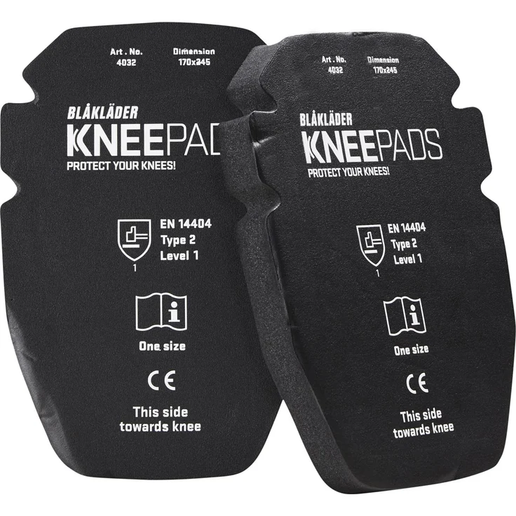 Blaklader 403212079900onesize Kniepolster Gel, 25 mm, Schwarz, Taille Unique – Bild 1