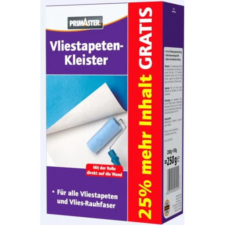 Primaster Kleister Vliestapete 250 g Vliestapetenkleister
