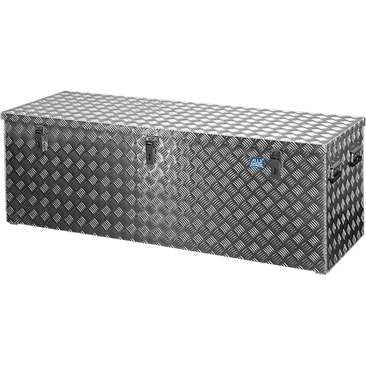 ALUTEC R375 L Aluminium Riffelblech Werkzeug Transportkiste 152,2 x 52,4 x 52 cm