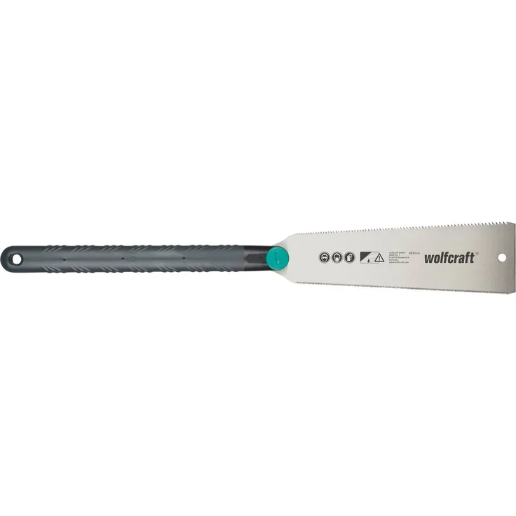 wolfcraft Japansäge 6951000 beidseitig verzahnte Ryoba Handsäge ideal für die Bearbeitung von Holz und Kunststoff 240mm Sägeblatt – Bild 1