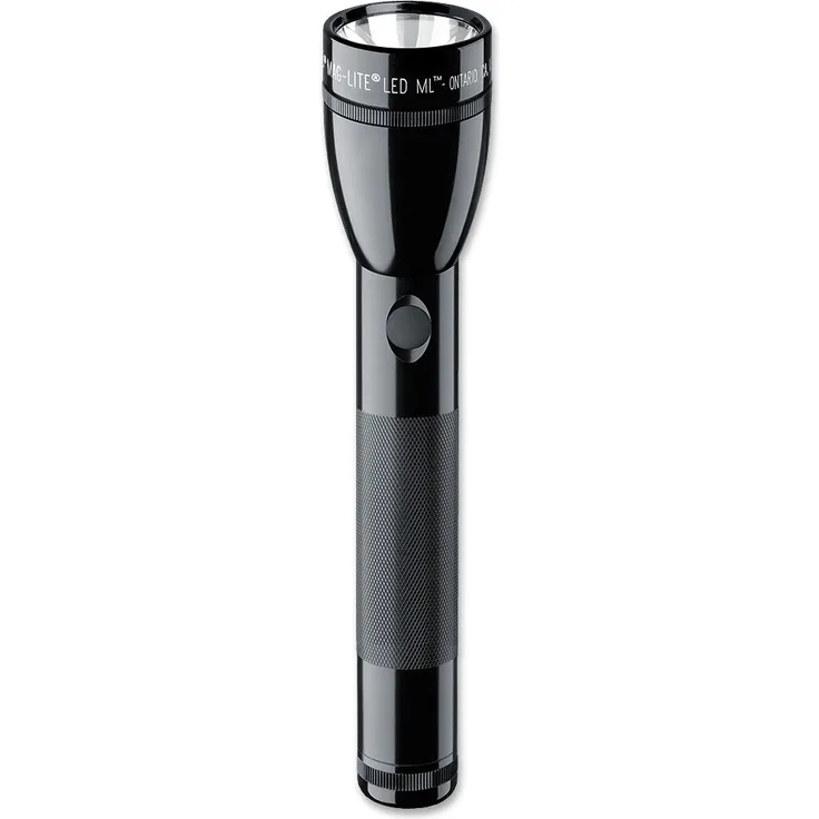 Maglite Taschenlampe Mag-Lite ML100-S2DX6 2C-Cell LED Stab-Taschenlampe, 137 Lumen, 23,5 cm schwarz mit elektron. Multifunktionsschalter für Modi und Schaltkombis