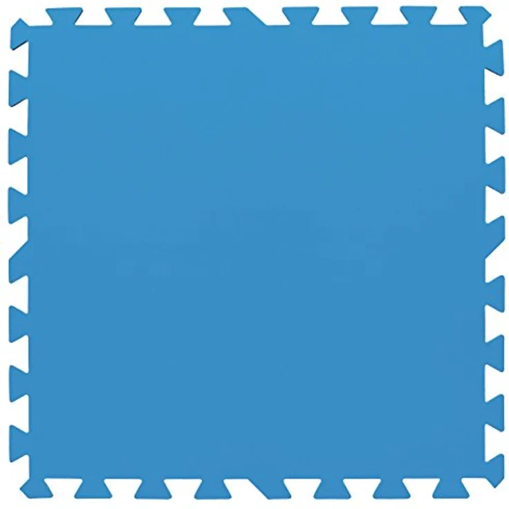 Bestway Flowclear Pool-Bodenschutzfliesen-Set, 8 Stück á 50 x 50 cm, blau