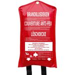 Smartwares Löschdecke Feuerlöschdecke Feuerdecke Feuerlöscher Decke BBD130