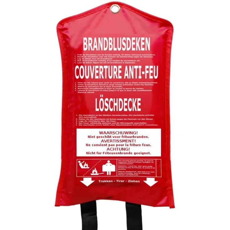 Smartwares Löschdecke Feuerlöschdecke Feuerdecke Feuerlöscher Decke BBD130