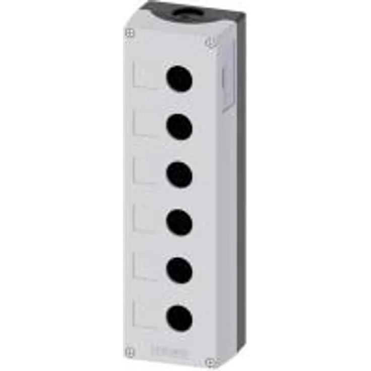 Siemens Leergehäuse 6 Einbaustellen (L x B x H) 280 x 85 x 64 mm Grau SIRIUS ACT 3SU1806-0AA00-0AB1 1 St. (3SU1806-0AA00-0AB1)