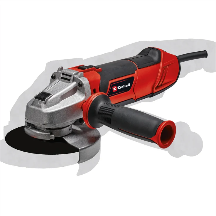 Einhell Winkelschleifer TE-AG 125/1010 CE Q 1010 W, Ø125 mm, Schnellspannmutter, elektr. Drehzahleinstellung, flacher Metallgetriebekopf, Scheibenschutz, ohne Trennscheibe 125 mm Netz – Bild 3