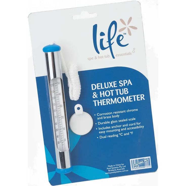 Leisure Concepts Deluxe Chrome Pool Thermometer für Spa