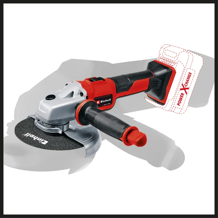 Einhell Akku-Winkelschleifer TE-AG 18/150 Li BL Power X-Change PXC, ohne Akku und ohne Ladegerät - 4431144 150 mm Akku – Bild 3