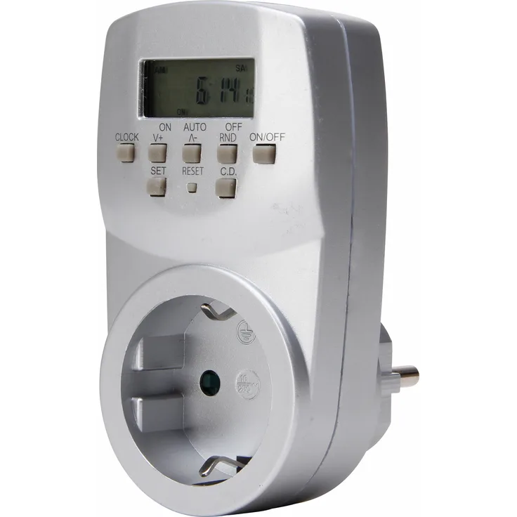 Kopp 195420075 Zeitschaltuhr elektronisch Silber