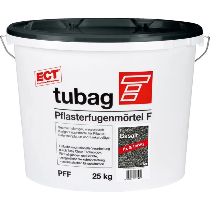 tubag Pflasterfugenmörtel PFF Basalt 25kg Eimer