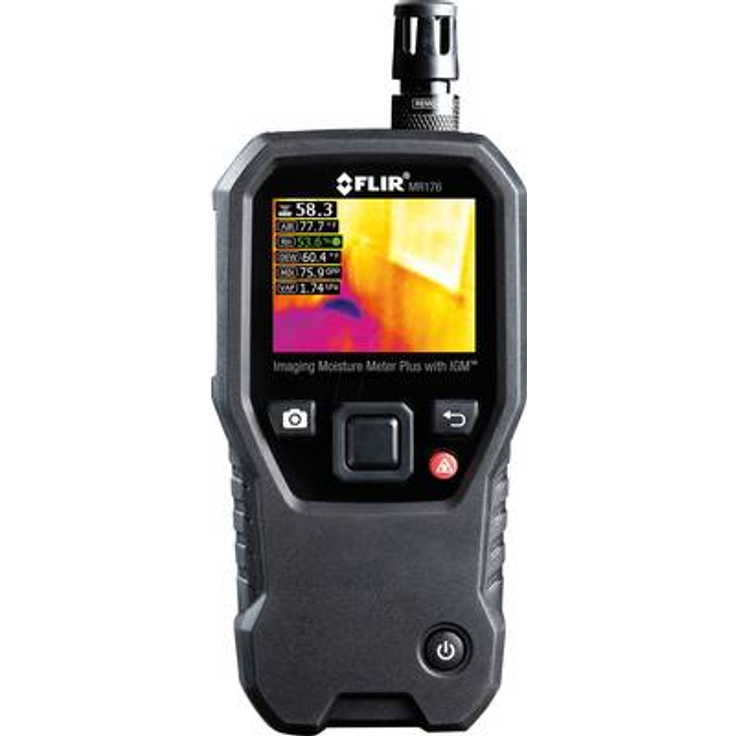 FLIR MR176 Materialfeuchtemessgerät Messbereich Baufeuchtigkeit Bereich 0 bis 100 % vol integrierte Wärmebildkamera MR176