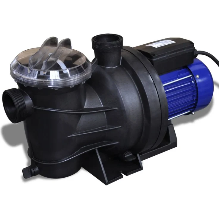 vidaXL Schwimmbadpumpe Umwälzpumpe Poolpumpe Pumpe elektronik blau 1200W – Bild 1
