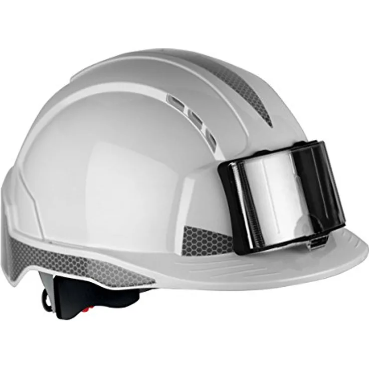 JSP AJF170-D00-100-AMZ Evolite mit CR2 und ID Badge Holder Helm, weiß