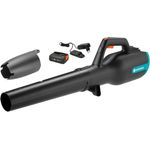 GARDENA 14890-20 Akku-Gartensauger--Bläser PowerJet 18V P4A Ready-To-Use Set Laubsauger Laubbläser