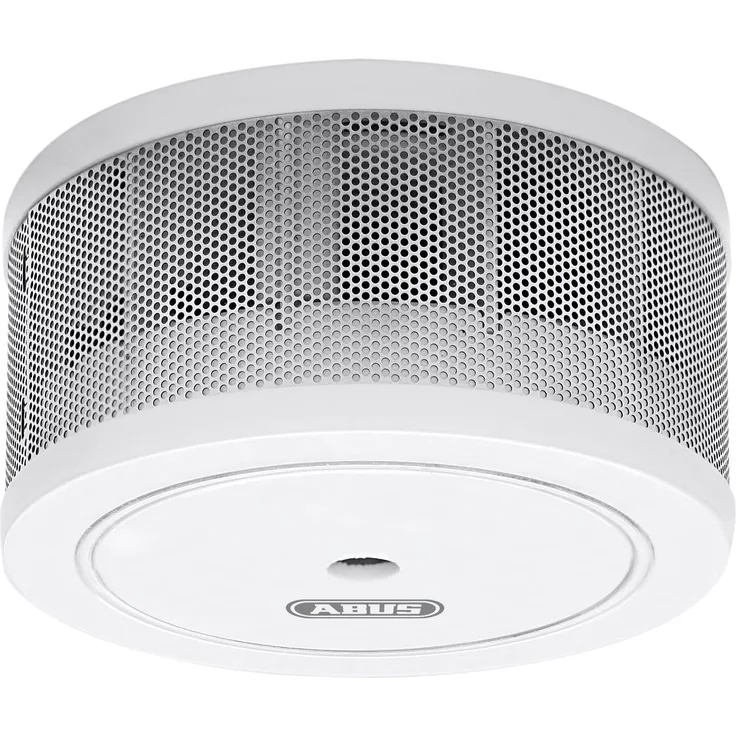 ABUS Mini-Rauchmelder GRWM30600 geeignet für Wohn- und Schlafzimmer | kompakte Bauweise | weiß | 85dB Alarmlautstärke