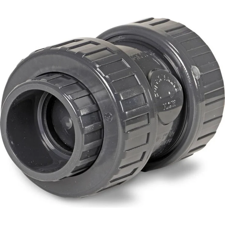 mega PVC Rückschlagventil, federbelastet 63mm