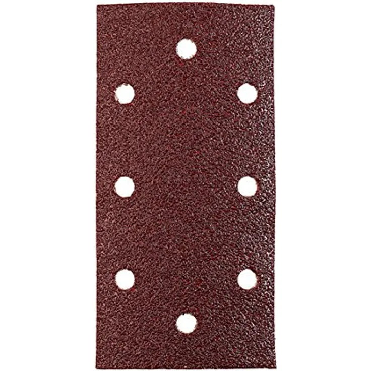 kwb Quick-Stick Schleifpapier – für Schwing-Schleifer K 40, K 80, K 240, für Holz und Metall, 93 mm x 187 mm, Edelkorund, gelocht mit Klett (10 Stk.) - Preisvergleich