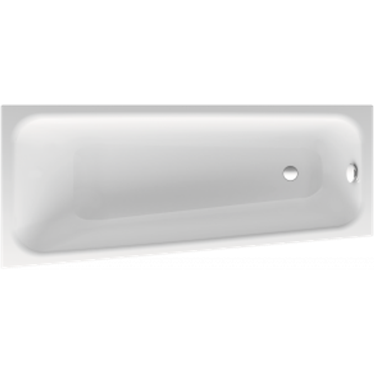 BetteSpace S Eck-Badewanne, 170x75cm, 1130, 1 Rückenschräge, weiss, Einbau links, Farbe: Weiß - 1130-000