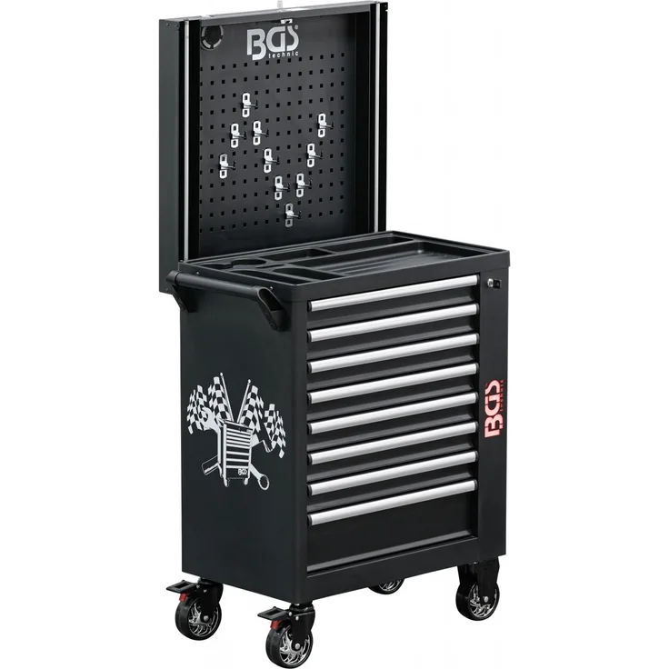 BGS Technic - BGS Werkstattwagen • 8 Schubladen • leer-4108 - 4026947041087