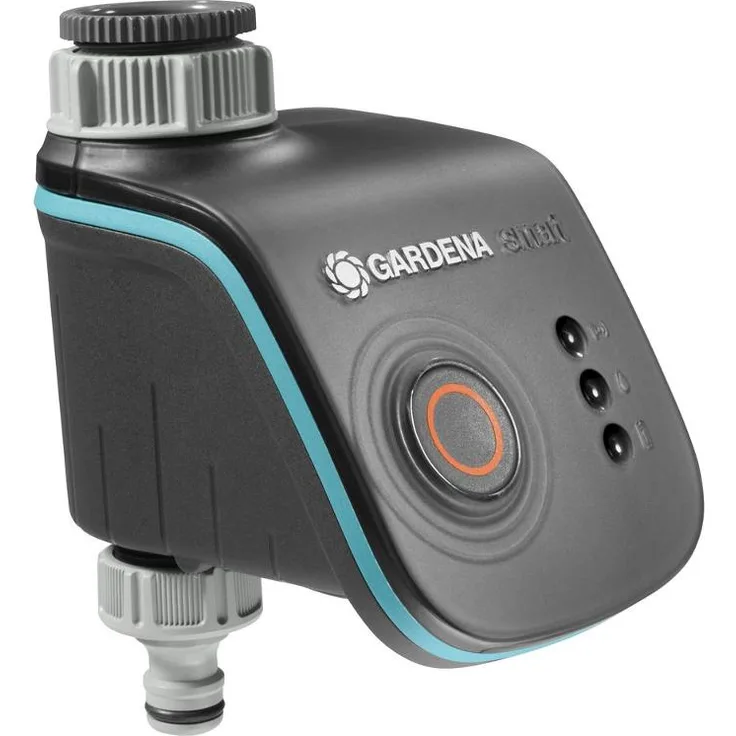 GARDENA smart Water Control: Intelligenter Bewässerungscomputer mit smart App steuerbar, Frostwarnsystem, bewährte Ventiltechnik, ideal geeignet für Micro-Drip-System oder Sprinklersystem (19031-20)