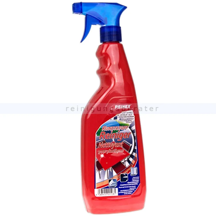 Reinex Nikotin und Fettlöser Kunststoffreiniger 750ml schonender Reiniger für alle Kunstoffoberflächen