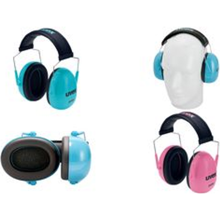 uvex Kapsel-Gehörschutz K Junior, pink / schwarz Material: Kapseln ABS/ Kopfband EVA, PVC/ Aufhängung Stahl/ - 1 Stück (2600013) – Bild 1